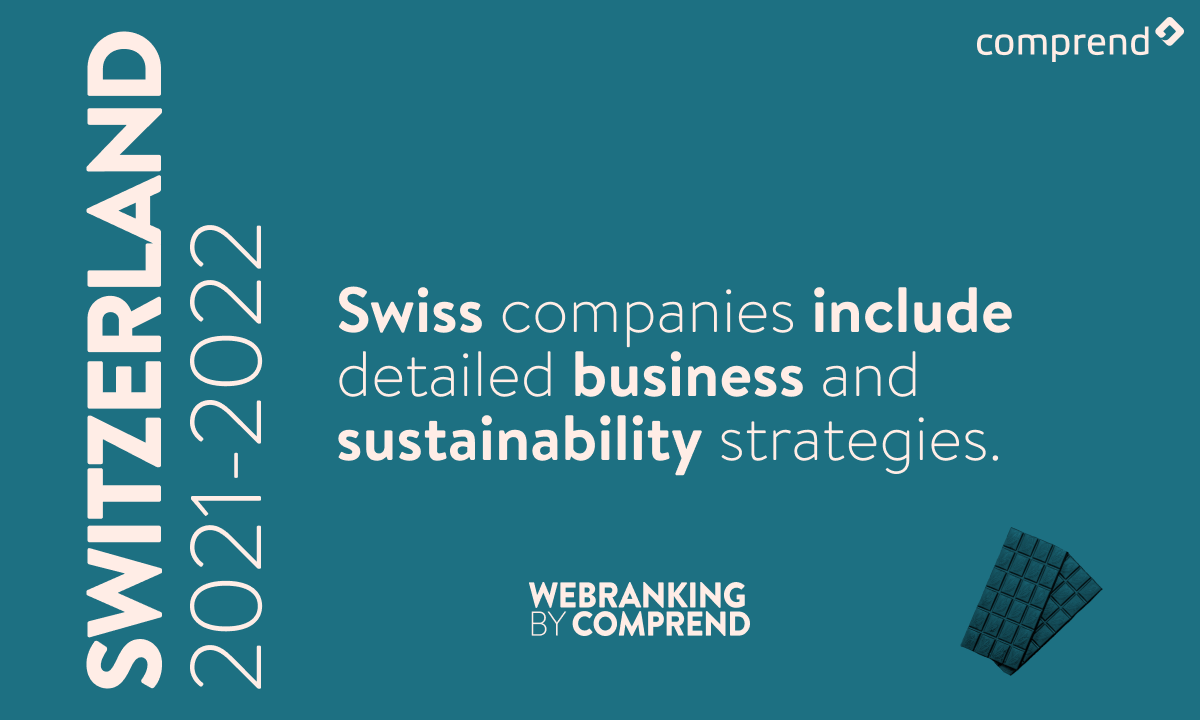 Image with text Swiss companies include detailed business and sustainability strategies