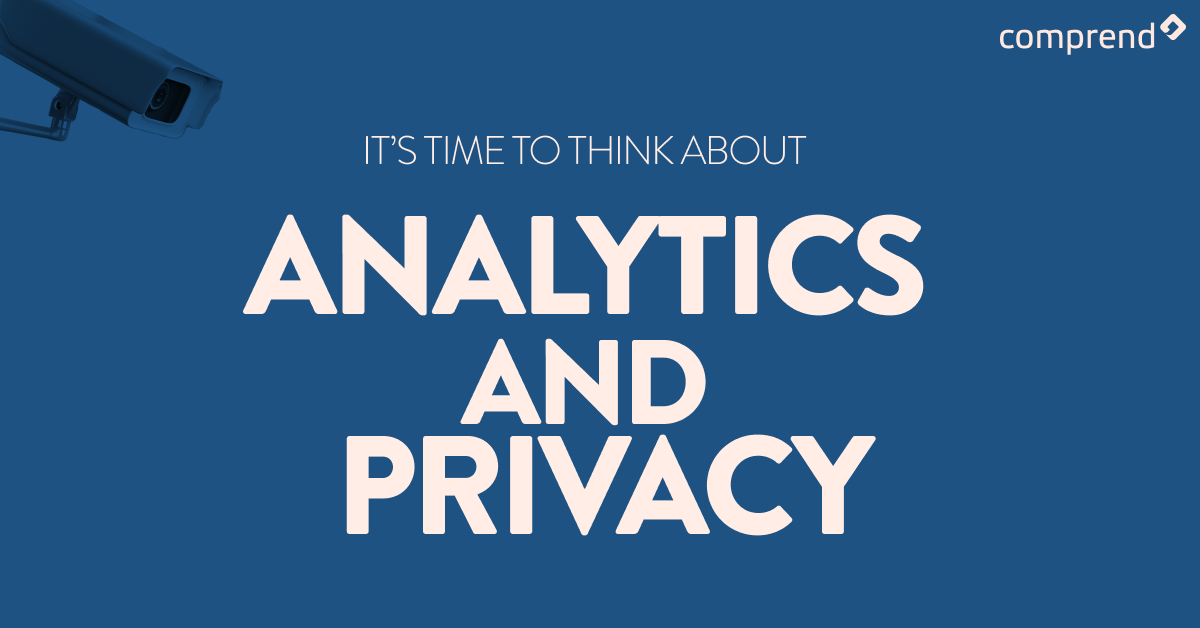 Time to think about analytics and privacy